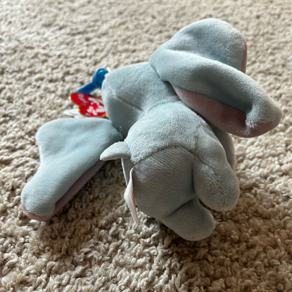 Ty Beanie Babies Disney Dumbo Plush Keychain NWT - Picture 6 of 6